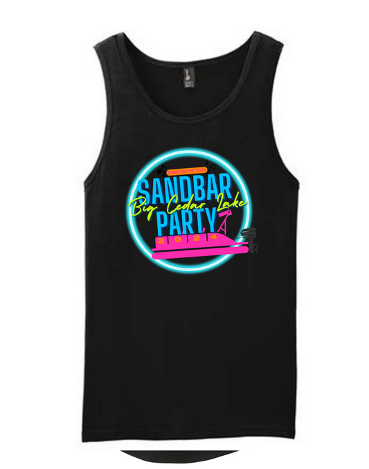 Sandbar Party Tank - Black MENS