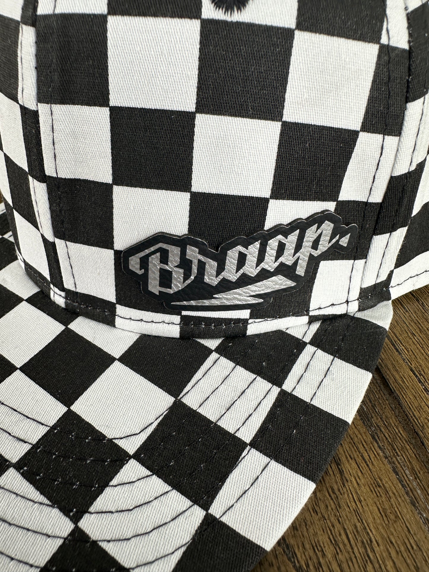 Youth BRAAP! Checkered Hat