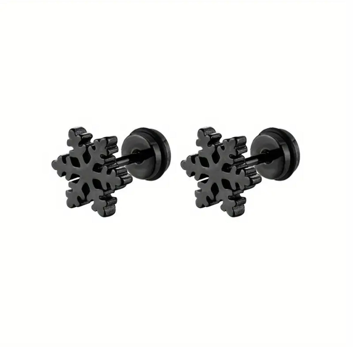 Snowflake Stainless Steel Studs