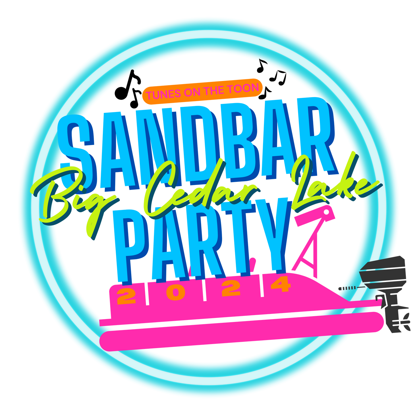 Sandbar Party Tee - Heathered Teal